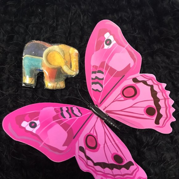 Collectable Early Rare Possible Prototype DOREEN RYAN  Elephant Exclusive Rare Unique Vintage One of a Kind Handmade Pin/Pendant/Brooch